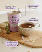 Nutra Organics Beef Bone Broth Adaptogenic Mushroom 125g